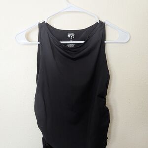 Madden NYC Black Scoop Neck Tank Top